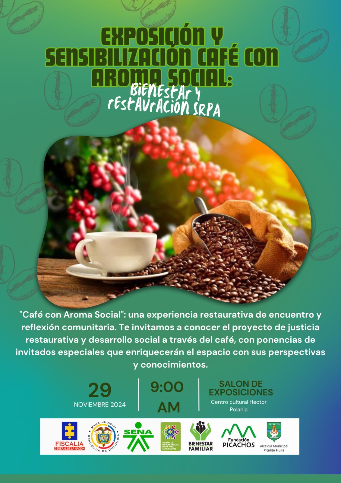 Exposición y Sensibilización “Café con Aroma Social”